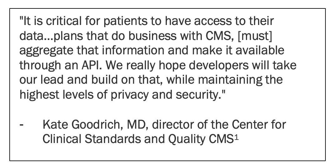 ONC & CMS Proposed Rules Part 6 Payer Data Requirements The Health